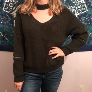 Dark Green knit Sweater
